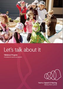 Telethon Speech & Hearing – Let’s talk about it cover