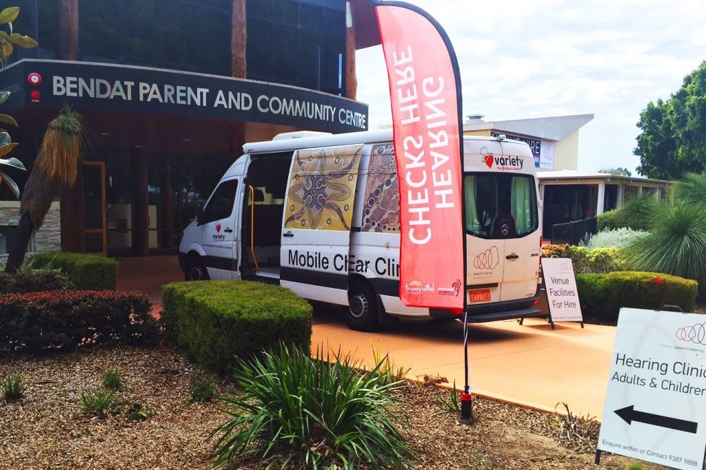 TSH Mobile Clinic providing free hearing checks for adults in Perth
