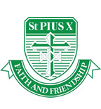 St. Pius X Catholic Primary School Crest Emblem Shield