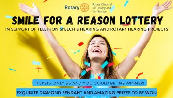Smile for a Reason Lottery Rotary Club Mt Lawley