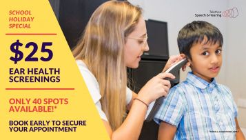audiology hearing screening special offer